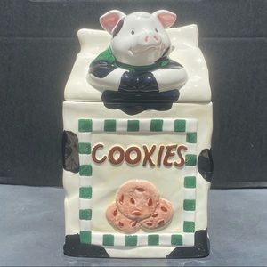Jay Import Co. Country Pig Cookie Jar